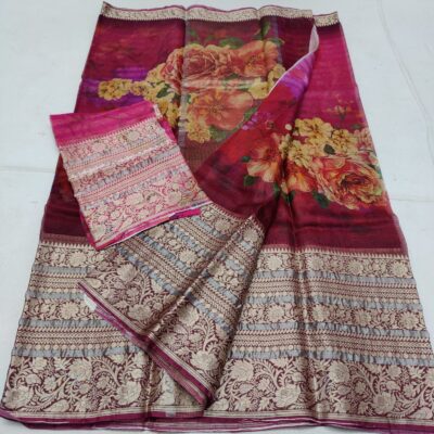Pure Kota Silk Digtal Printed Sarees (1)