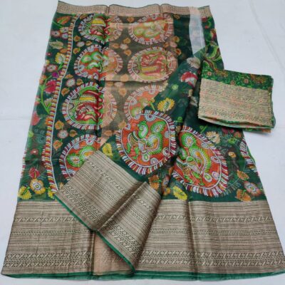 Pure Kota Silk Digtal Printed Sarees (15)