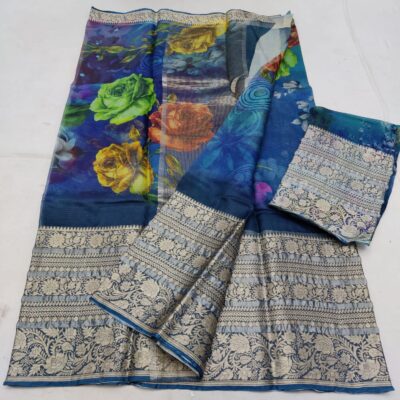 Pure Kota Silk Digtal Printed Sarees (16)