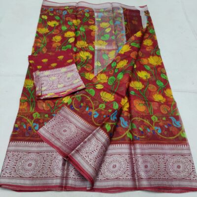 Pure Kota Silk Digtal Printed Sarees (23)