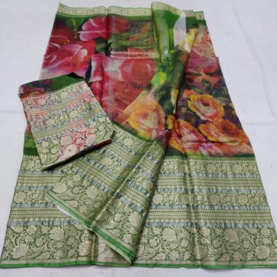 Pure Kota Silk Digtal Printed Sarees (4)
