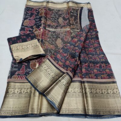 Pure Kota Silk Digtal Printed Sarees (8)