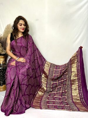 Pure Modal Silk Gharchola Pallu (18)