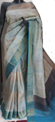 Pure Tussar Silk Printed Sarees (33)