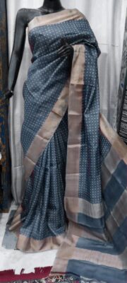 Pure Tussar Silk Printed Sarees (6)