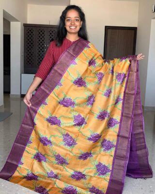 Pure Tussar Silk Sarees With Price (21)