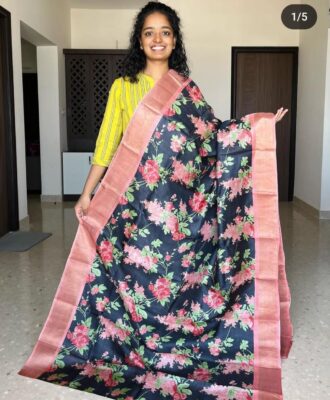 Pure Tussar Silk Sarees With Price (26)