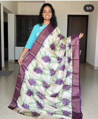 Pure Tussar Silk Sarees With Price (31)