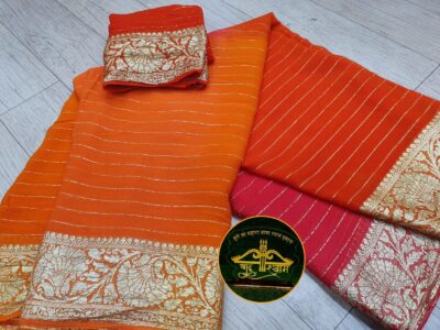 Georgette Fabric With Dual Shades (4)