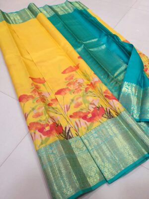 Kanchipuram Pure Silk Kalamkari Sarees (3)