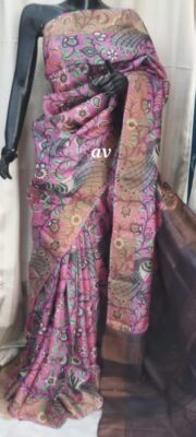 Pure Tussar Silk Sarees With Blouse (10)
