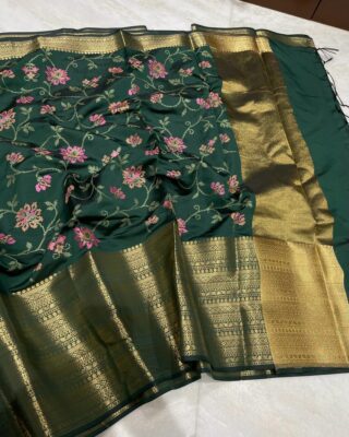 Banaras Soft Silk Embroidary Sarees (12)