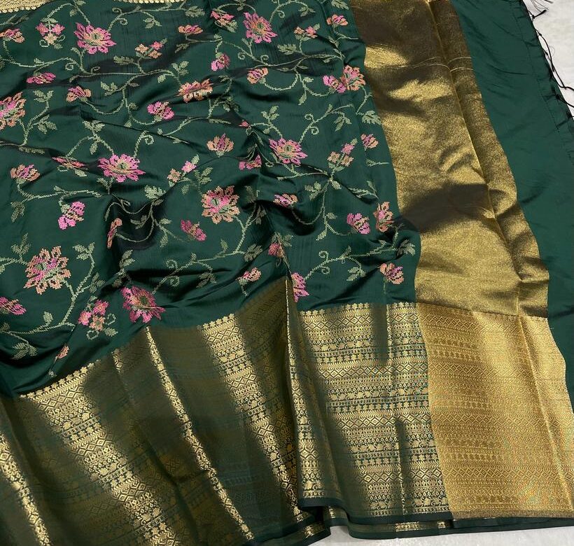 Banaras Soft Silk Embroidary Sarees (12)