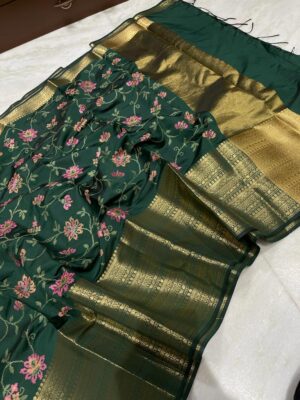 Banaras Soft Silk Embroidary Sarees (3)