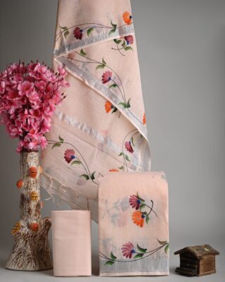 Beautiful Linen Cotton Dress Materials (10)