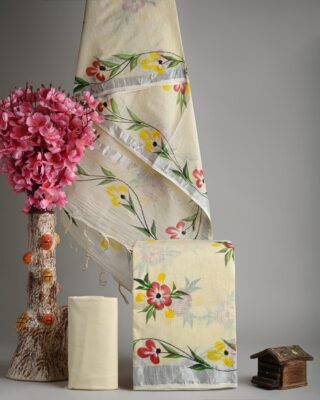 Beautiful Linen Cotton Dress Materials (11)