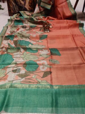 Handloom Maheshwari Silk Pichwai Printed Sarees (3)