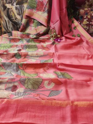 Handloom Maheshwari Silk Pichwai Printed Sarees (6)