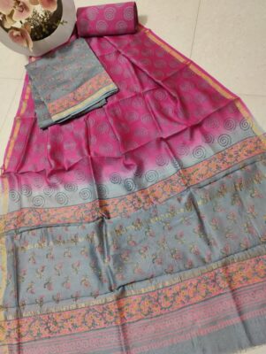 Latest Chanderi Silk Dresses (8)