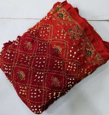 Modal Silk Bandini Sarees (2)