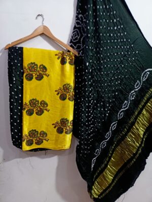 Pure Ajrakh Printed Modal Silk Dresses (11)