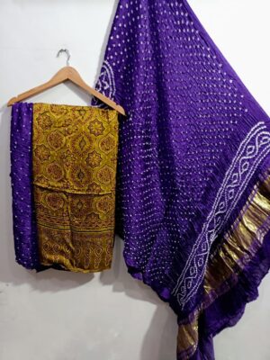 Pure Ajrakh Printed Modal Silk Dresses (14)