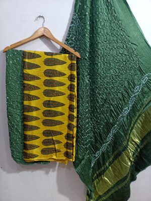 Pure Ajrakh Printed Modal Silk Dresses (21)