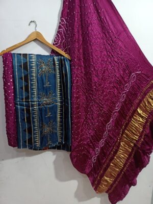Pure Ajrakh Printed Modal Silk Dresses (24)