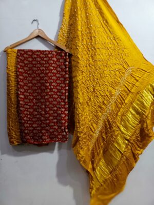 Pure Ajrakh Printed Modal Silk Dresses (8)
