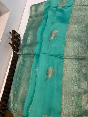 Pure Banaras Soft Satin Crepe Silk Sarees (25)