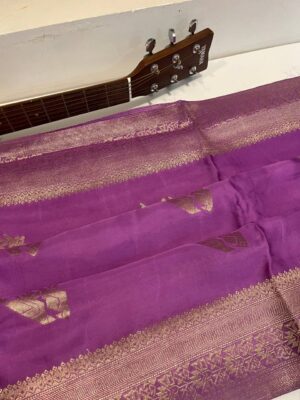 Pure Banaras Soft Satin Crepe Silk Sarees (38)