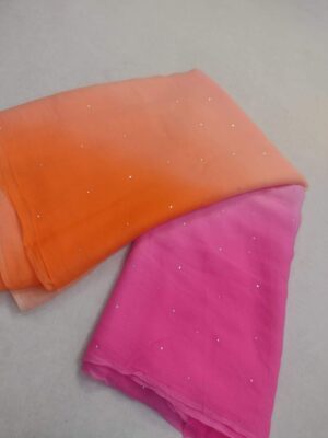 Pure Chiffon Sarees With Blouse (3)