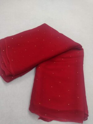 Pure Chiffon Sarees With Blouse (6)