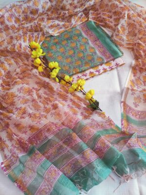 Pure Kota Cotton Dresses With Prints (15)