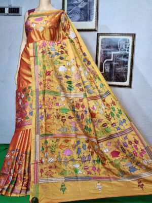 Soft Art Silk Kantha Work Sarees (20)