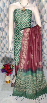 Cotton Dupion Silk Batik Dresses (1)
