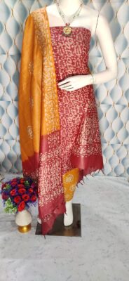 Cotton Dupion Silk Batik Dresses (2)