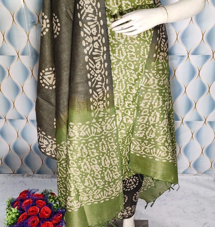 Cotton Dupion Silk Batik Dresses (27)