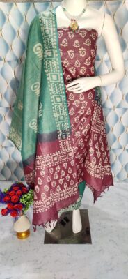Cotton Dupion Silk Batik Dresses (28)