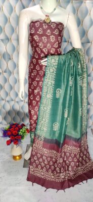 Cotton Dupion Silk Batik Dresses (29)