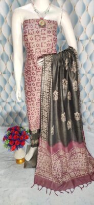Cotton Dupion Silk Batik Dresses (38)