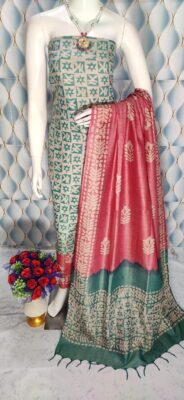 Cotton Dupion Silk Batik Dresses (39)