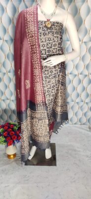 Cotton Dupion Silk Batik Dresses (6)