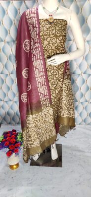 Cotton Dupion Silk Batik Dresses (8)