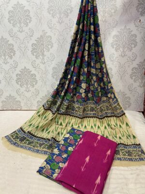 Kalamkari Ikkath Cotton Dresses (11)