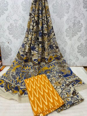 Kalamkari Ikkath Cotton Dresses (14)