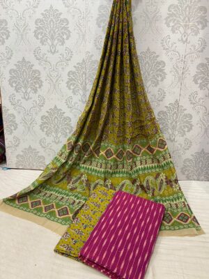 Kalamkari Ikkath Cotton Dresses (17)