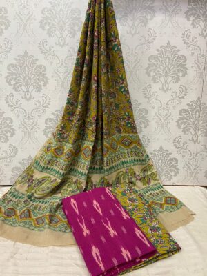 Kalamkari Ikkath Cotton Dresses (22)
