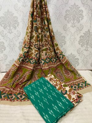 Kalamkari Ikkath Cotton Dresses (27)