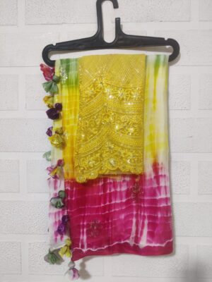 Pure Chinnon Sequence Sarees Online (5)